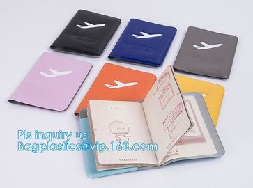 Custom Passport Holder PVC Passport Cover, passport cover PVC leather card holder plastic ticket holder, pack, passport supplier