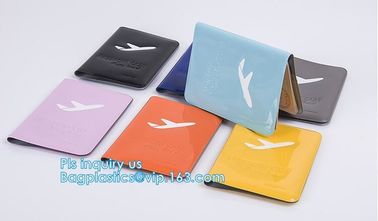 Custom Passport Holder PVC Passport Cover, passport cover PVC leather card holder plastic ticket holder, pack, passport supplier