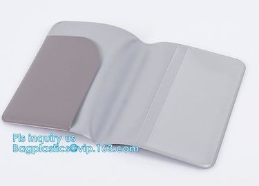 shinny promotion PVC Passport cover or Passport Case, PU and PVC grid card holder with zipper passport cover, Passport C supplier