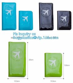 Custom Passport Holder PVC Passport Cover, passport cover PVC leather card holder plastic ticket holder, pack, passport supplier