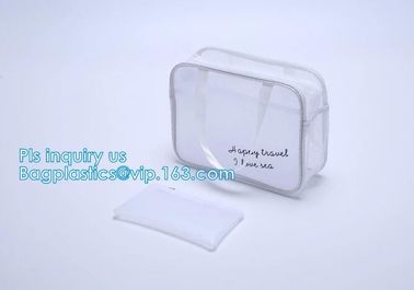multi-purpose washable portable breathable 3 pcs polyester mesh travel cosmetic bag, Mesh Zipper Black Makeup Pouch Cosm supplier