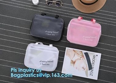 multi-purpose washable portable breathable 3 pcs polyester mesh travel cosmetic bag, Mesh Zipper Black Makeup Pouch Cosm supplier