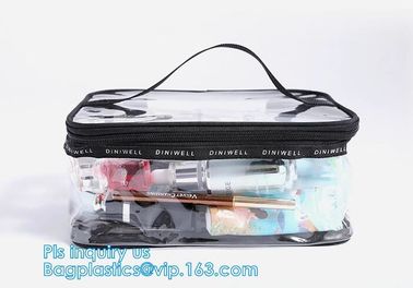 Make up beauty cosmetic bag travel pvc zipper bag for travel cosmetic packaging, Vinyl Travel Bag Foldable Organizer Duf supplier