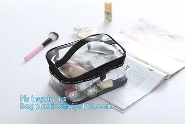 Make up beauty cosmetic bag travel pvc zipper bag for travel cosmetic packaging, Vinyl Travel Bag Foldable Organizer Duf supplier