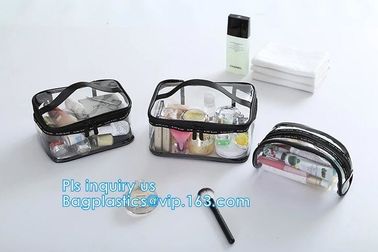 Make up beauty cosmetic bag travel pvc zipper bag for travel cosmetic packaging, Vinyl Travel Bag Foldable Organizer Duf supplier