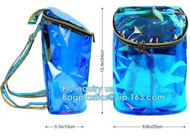 Multi-pockets School Backpack Outdoor Backpack, Multi-pockets School Backpack, PVC transparent backpack for beach, pack supplier