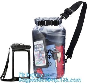 waterproof dry bag with shoulder straps outdoor backpack water-resistant dry bag, Game Sportpack Plastic Drawstring Back supplier