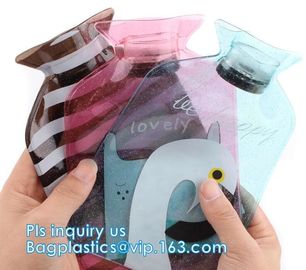 Winter Outdoor Pvc Hot Water Bottle Bag, pvc hot water bag fomentation, Water Bottle Ice Bag With Knitted Covers, water supplier