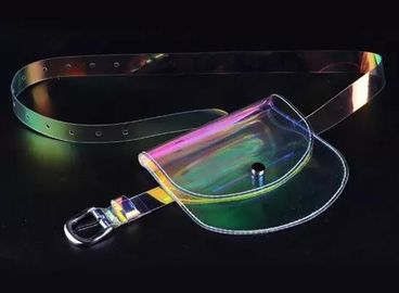 Laser PVC Sports Belt Bag,Waist Bag,Fanny Pack, Waist Bag Case Pouch Clear pvc sports waist bag / transparent belt, bag supplier