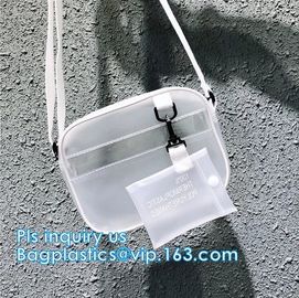 Stadium Purse PVC Handbag Chain Crossbody Bag, holographic transparent pvc handbag korean crossbody jelly bag, Travel ma supplier