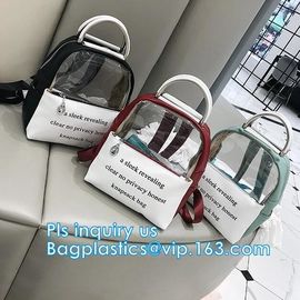 PVC Waterproof Dry Bag Hiking Backpack, Fashionable Transparent Waterproof Pvc Backpack, Casual Clear PVC Backpack Plast supplier