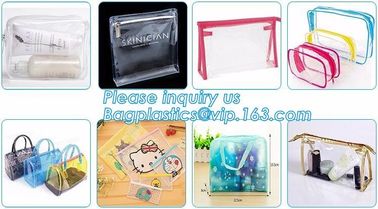 Waterproof PVC Bicycle Seat Bag/Multifunction Bike Tube Bag/Cycling Frame Saddle Bag, PVC makeup Bag Pouches Tote Clear supplier