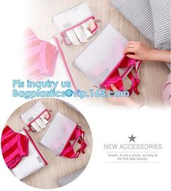 cosmetic mesh zipper bag for promotional gifts and cosmetics, Nylon Mesh Makeup Cosmetic Bag Clear Mesh Make up Cosmetic supplier