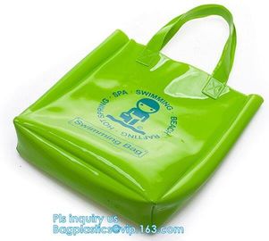 PVC Cosmetic Gift Bags Diy Christmas Packing Bags, bags with handle for retail display, Organizer Storage Bag Large PVC supplier