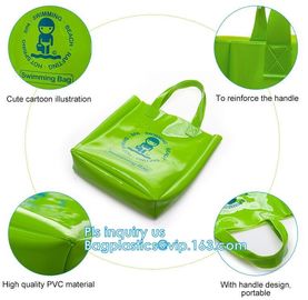 PVC Cosmetic Gift Bags Diy Christmas Packing Bags, bags with handle for retail display, Organizer Storage Bag Large PVC supplier