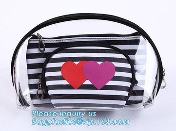 Storage PVC bag,clear pvc cosmetic bag with zipper ,clear pvc bag, TPU or PVC Cosmetic Travel Bag for Ladies, toiletry k supplier