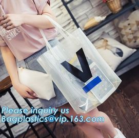 PVC Mini Letter Printed Handbag Clear Laser Shoulder Bag For Women Children, travel gift garment wine makeup shoulder ha supplier