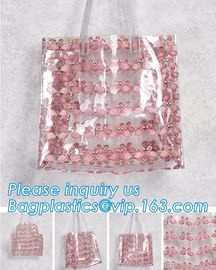 Summer Beach Bag Pvc Clear Transparent Purse Knitting Small Shoulder Bags Designer Jelly Bag, Handbag Fashion Shoulder B supplier