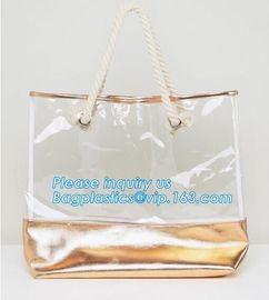 Summer Beach Bag Pvc Clear Transparent Purse Knitting Small Shoulder Bags Designer Jelly Bag, Handbag Fashion Shoulder B supplier