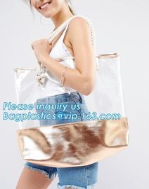 Summer Beach Bag Pvc Clear Transparent Purse Knitting Small Shoulder Bags Designer Jelly Bag, Handbag Fashion Shoulder B supplier