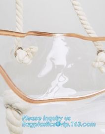 Summer Beach Bag Pvc Clear Transparent Purse Knitting Small Shoulder Bags Designer Jelly Bag, Handbag Fashion Shoulder B supplier