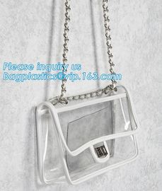 Promotional Transparent Plastic Heat Seal Sewing Zipper Makeup Bag Clear PVC Cosmetic Bag, travel pvc cosmetic bags, pac supplier