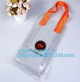 Transparent PVC Cosmetic Bag for carrying Makeup Toiletry Compact Size, luxury holographic PVC hanging travel cosmetic m supplier