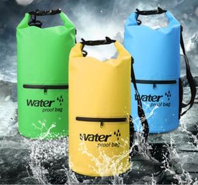 Outdoor Polyester PVC Ocean Pack Waterproof Dry Bag, Waterproof Bag With Shoulder , backpack dry bag for Camping ,Custom supplier