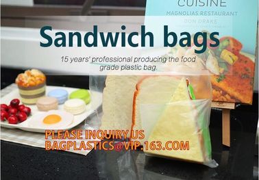 Reusable Leakproof Print Zip Lock Sandwich Bag, Fat bottom bag With Zip lock Eight side seal Bag with Zipper locker bagg supplier