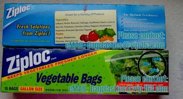 Zipper Plastic Slider Zip Lock Storage bag, food grade PP PE k bag / clear plastic food bag / zip lock bag for foo supplier