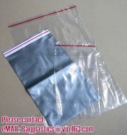 Zipper - FDA Compliant Mylar Zip Lock Packaging bag Accept Logo Printing, zipper bags PE Zip lock bag, snap seal, grip z supplier