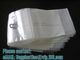 staples, food Zip lock Reclosable Plastic Poly Clear Bags Vacuum Bag, Zip lock Zipper Top frosted plastic bags for cloth supplier