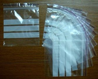 FDA LDPE Materials Medical using Zipper Bags Plastic Zip lock bags with own logo, LOGO zipper plastic bag/zip lock gift supplier