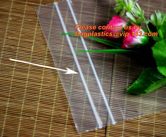 Custom Double Seal Plastic Bag /Double Track Plastic Zipper Bags, LDPE clear biodegradable plastic double track reusable supplier