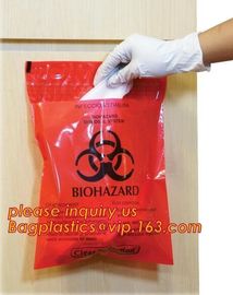 Bio Harzard Specimen Bags/Medical Waste Biohazards Bag/Medical Waste Disposal, Customized Biohazard Specimen Medical Lab supplier