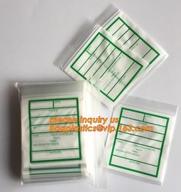 Medical Grade Laboratory Specimen Bag, Biohazard Zip-lock Bag Medical Specimen Bag, Reclosable Bags with Biohazard Symbo supplier