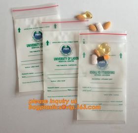 Medical Grade Laboratory Specimen Bag, Biohazard Zip-lock Bag Medical Specimen Bag, Reclosable Bags with Biohazard Symbo supplier