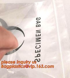 waterproof zipper bag transparent biodegradable medical waste bag, Medical Hemp Seed Food Plastic Packaging Plastic Zipp supplier