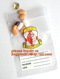 Medical Zipper Bag/LDPE Medical zipper bag/Medicine zipper Bag, writable medical k pills capsule packaging bag zip supplier