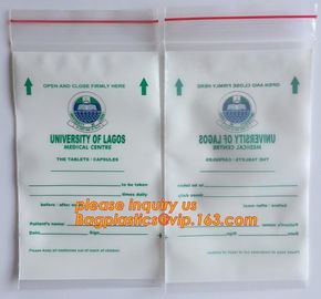 the zipper bag for medical use,zipper medical bags,medical trauma bag, Zipper Sealing Medical Packing Bag for Animal/ Me supplier