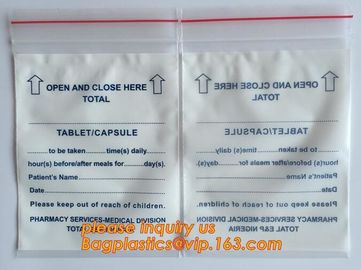 the zipper bag for medical use,zipper medical bags,medical trauma bag, Zipper Sealing Medical Packing Bag for Animal/ Me supplier