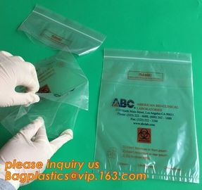 Customized Medical k bag/Zipper bag with lock for packaging, envelope Medicine Zip Lock Bag for Hospital packaging supplier