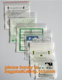 medical packaging plastic sterilized medical k bag, block writable zip lock drug medical envelope bags, packaging supplier