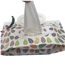 wet wipes tissue packing bag for baby, Eco-friendly lovely baby wet wipe bag with opening and lace, Reusable travel wet supplier