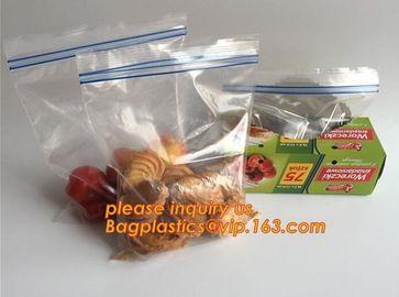 double track reclosable zip lock bag, double-track zipper closure, slide seal reclosable poly bags, package double track supplier