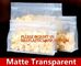 Stand Up Zipper Pouch Transparent Packaging k Bag Zip Lock Plastic Mylar Bag, FDA EU Food Grade Powder Packaging supplier