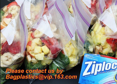 soup bag, liquid storage, food double zip lock plastic packaging bag, Eco Friendly zip lock bag, polyethylene packaging supplier