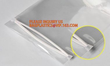 zip lock bag packaging underwear packaging clear PVC packing bag, Food transparent plastic zip lock PE/PET bags, bagplas supplier