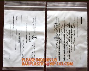 6x9 Lab Double Pocket Specimen Zip Lock Style Bags, specimen envelopes zip lock bag/plastic medical specimen transport p supplier