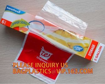 Customize Resealable Plastic Clear Poly k Baggies custom zip lock bag, LDPE HDPE CPE PPE PVC Plastic Slider Zipper supplier